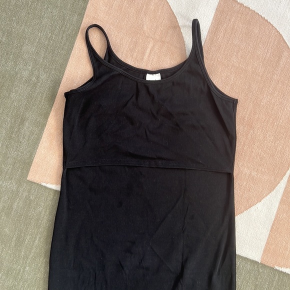 VGUC black BOOB Signe ribbed maternity/breastfeeding dress - Picture 2 of 14